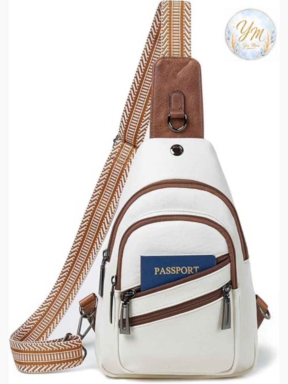 7L Vegan Leather Crossbody Sling Bag Travel Purse